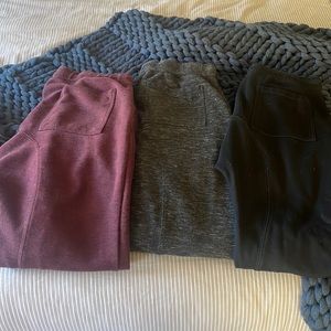 3 pairs of mens zine jogger sweatpants